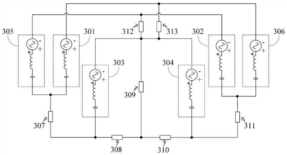 A device for realizing full decoupling of multiple transmitting coils in a wireless power transfer system