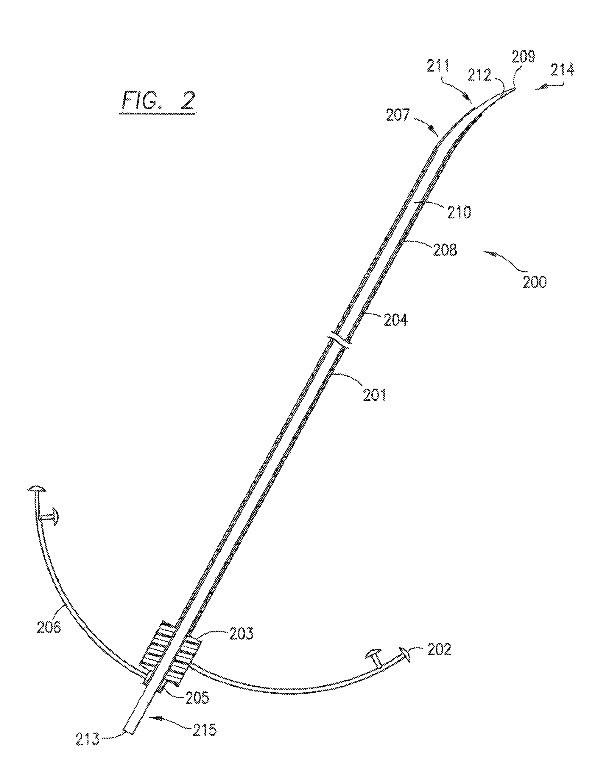 Transjugular intrahepatic portosystemic shunt device