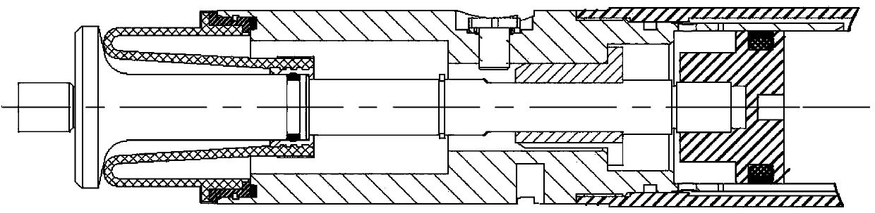 Balancing piston seal assembly of mud pulser