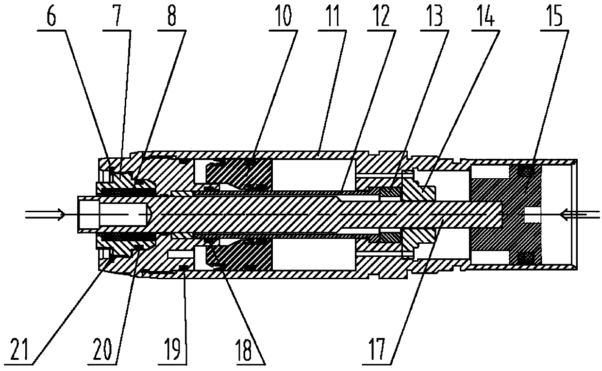 Balancing piston seal assembly of mud pulser