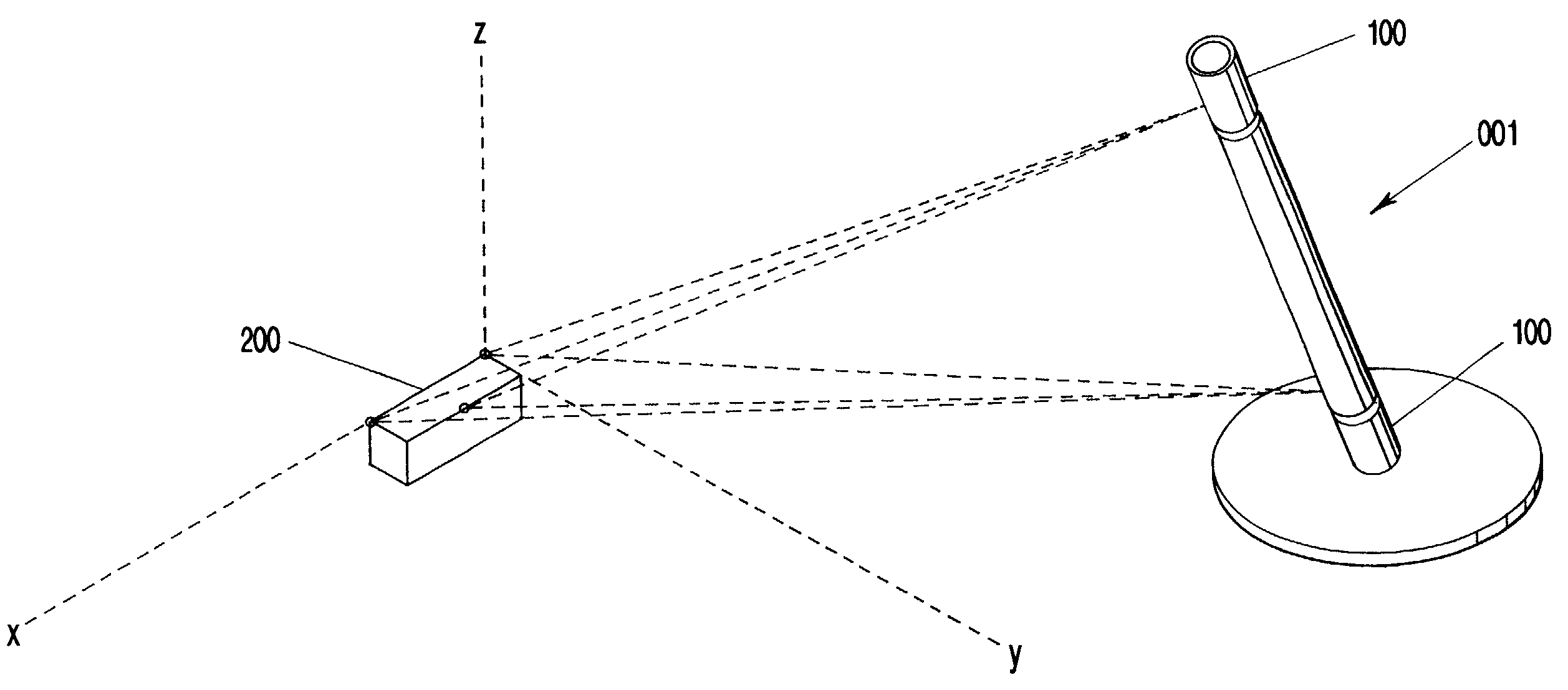 Remote attitude and position indicating system