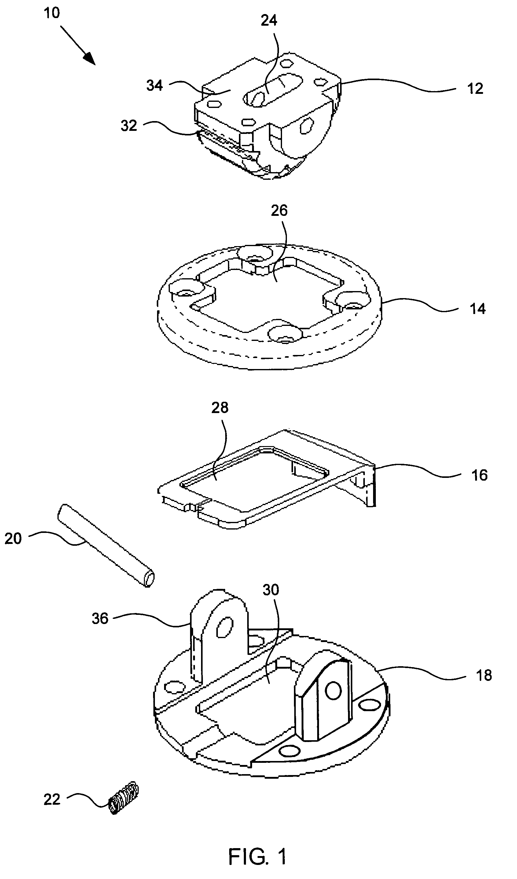 Wrist device for use with a prosthetic limb