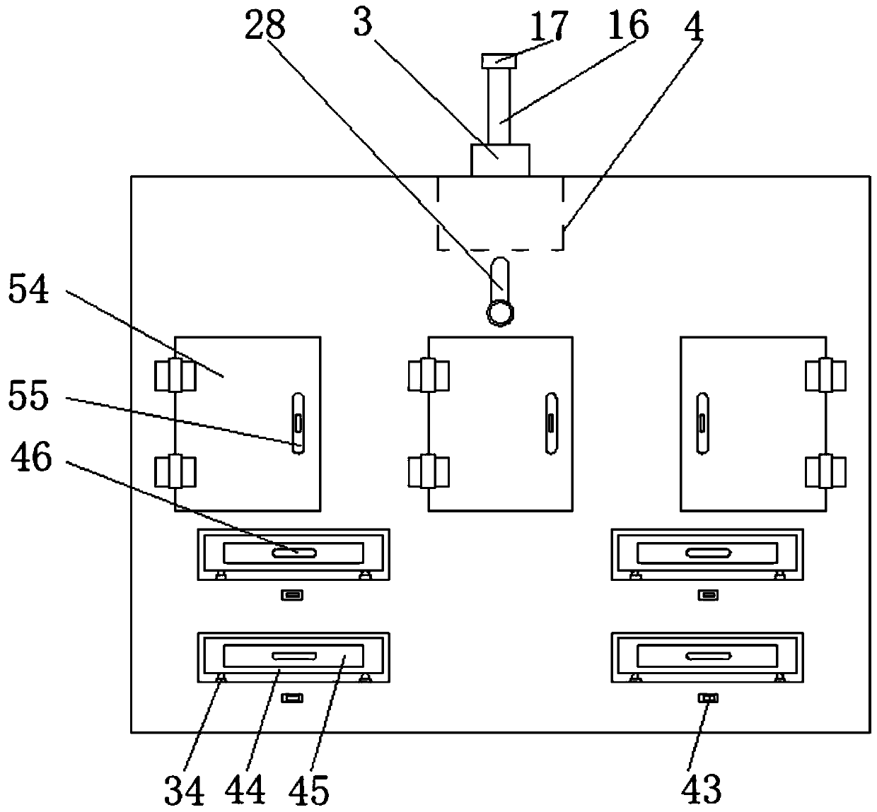 Test paper storage device and method for modern education and learning