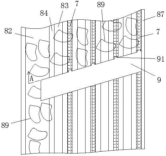 Dust removing type bridge pavement cleaning equipment