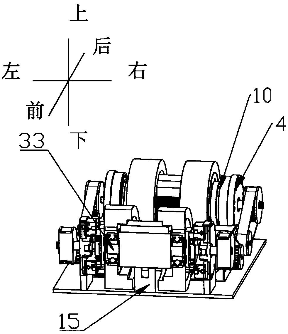 Magnetic adsorption type wall-climbing robot system