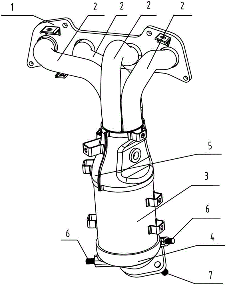 Engine exhaust manifold assembly