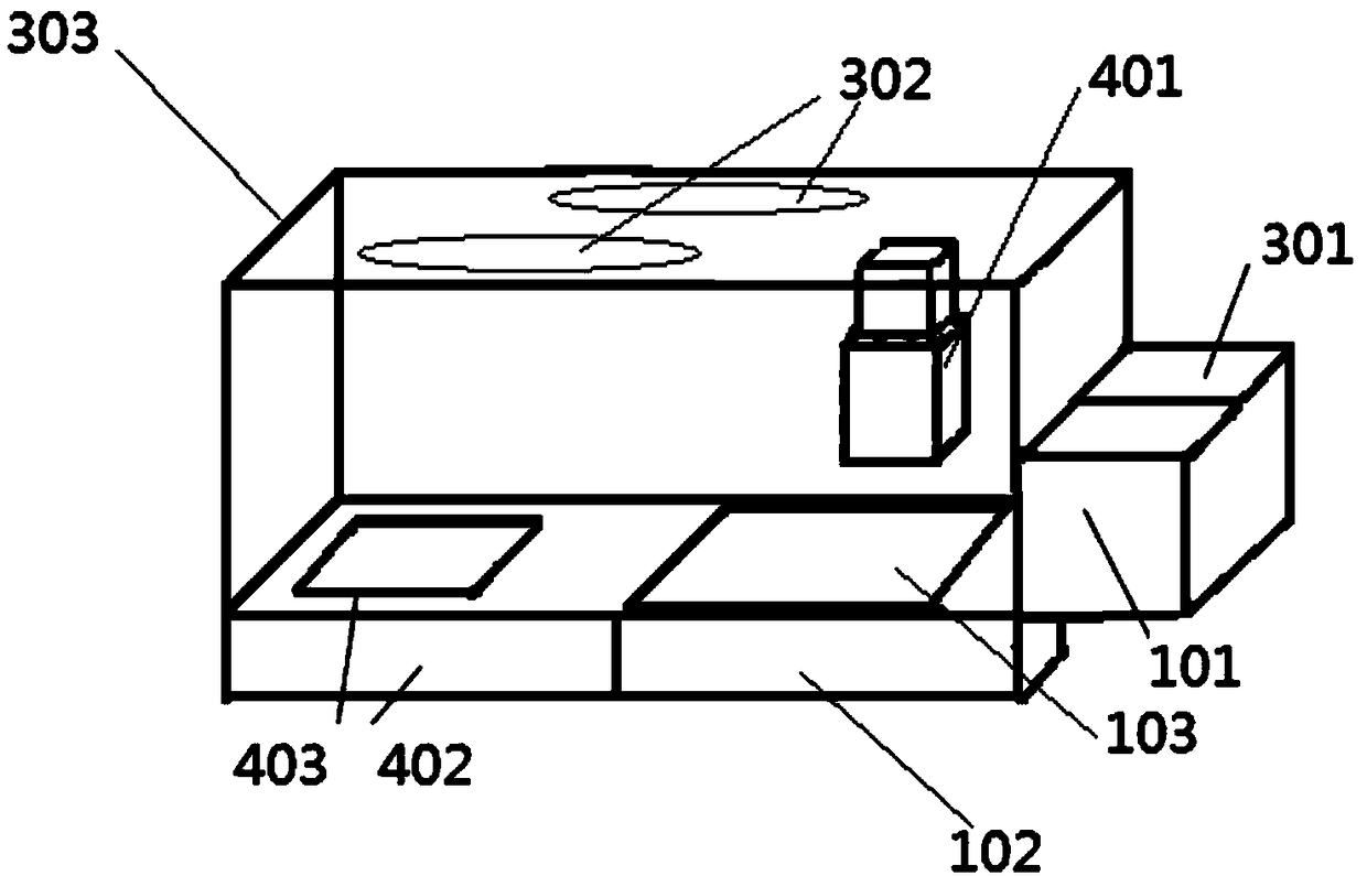 Buffer type magnetochromic anti-counterfeiting ink composition and identification device thereof