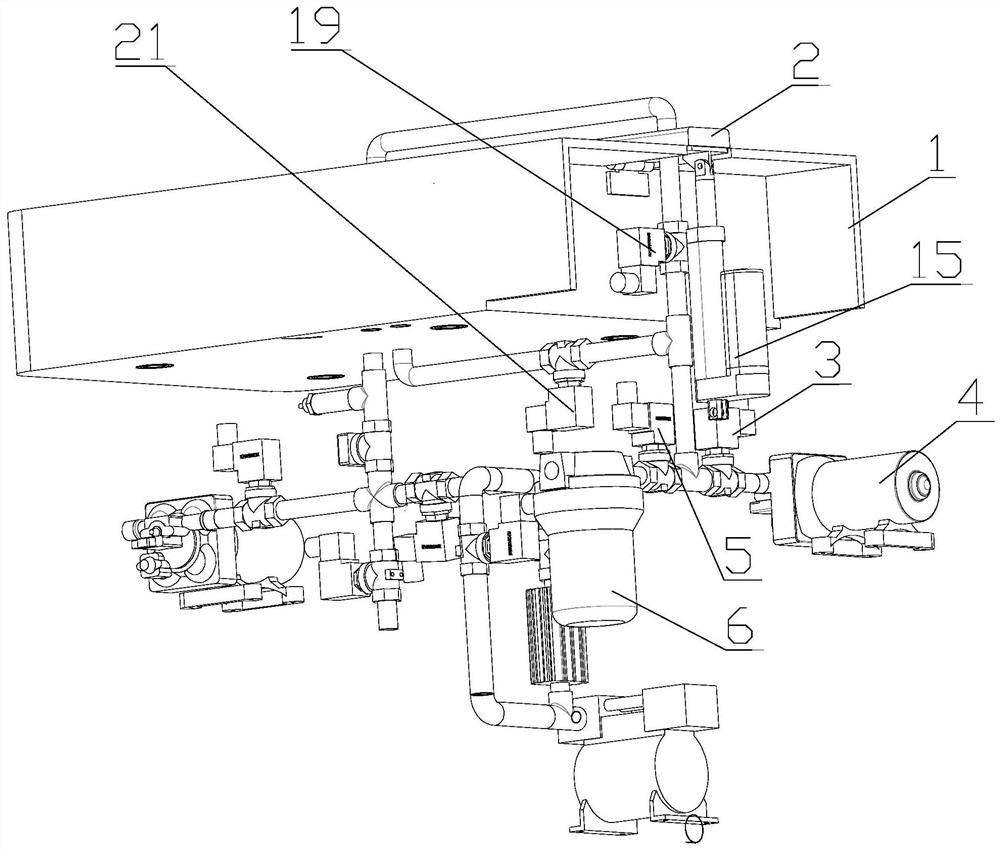 Negative-pressure cleaning and disinfecting machine with storage box and cleaning and disinfecting method thereof