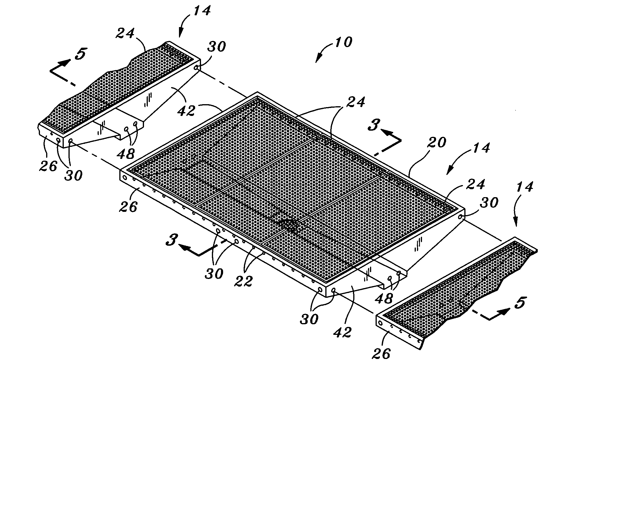 Self-cleaning flooring system