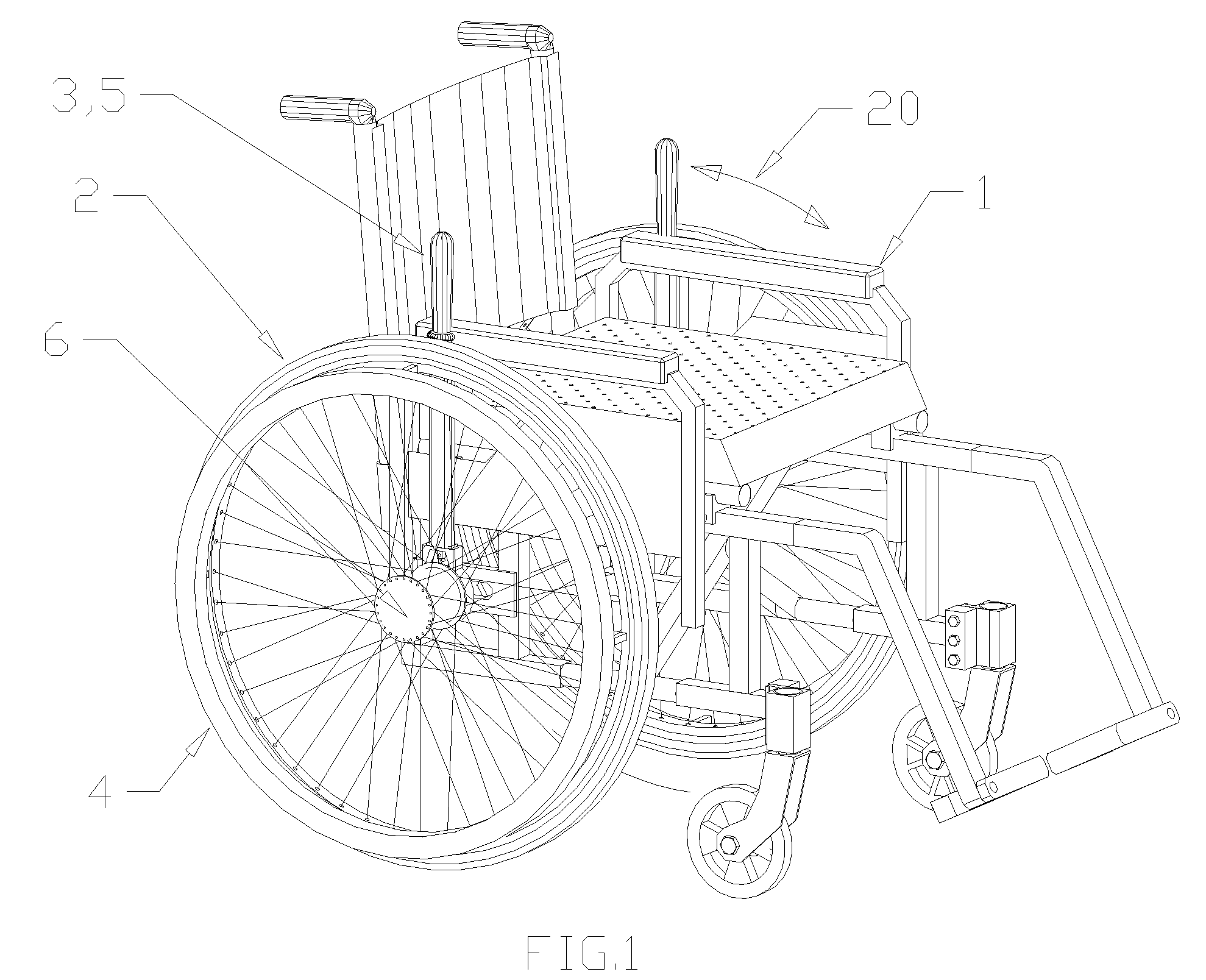 Lever Drive Wheelchair Transmission