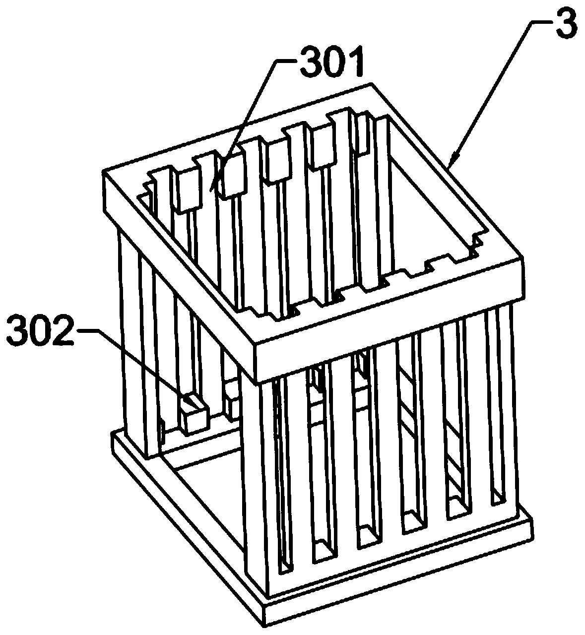 Washing device for masks