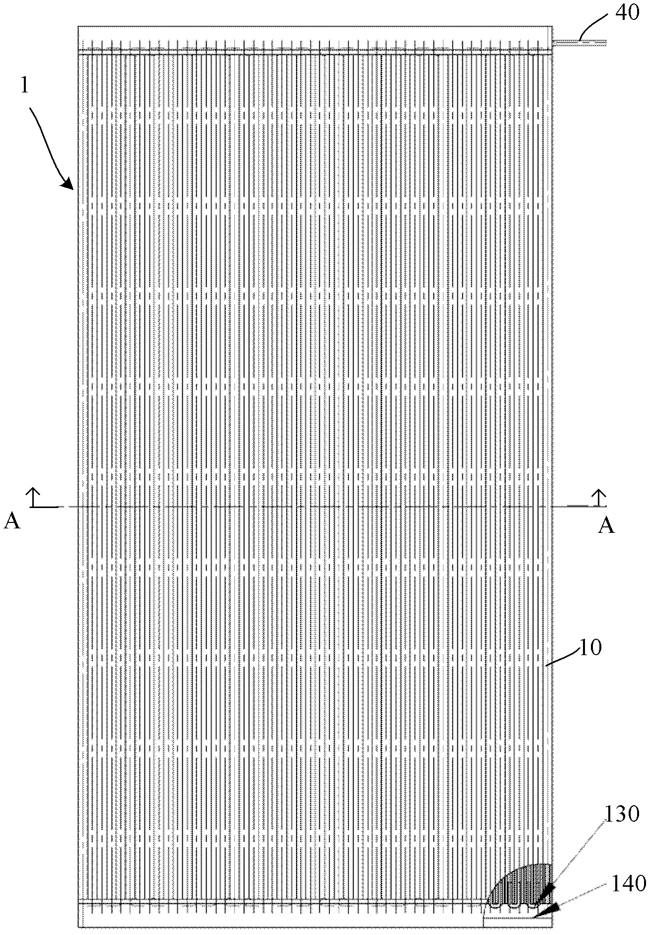 Vacuum tube solar heat collecting panel