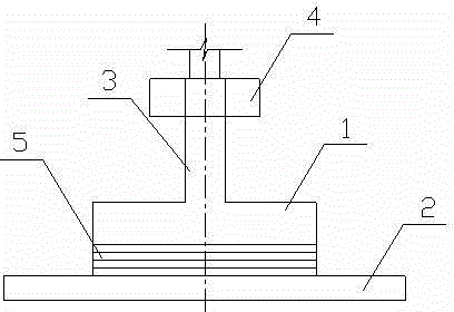 Construction spreading foundation adaptive to filled ground settlement and construction method