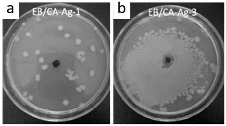 A kind of egg yolk-eggshell structure precious metal@hollow carbon nanosphere composite material and its preparation method and application