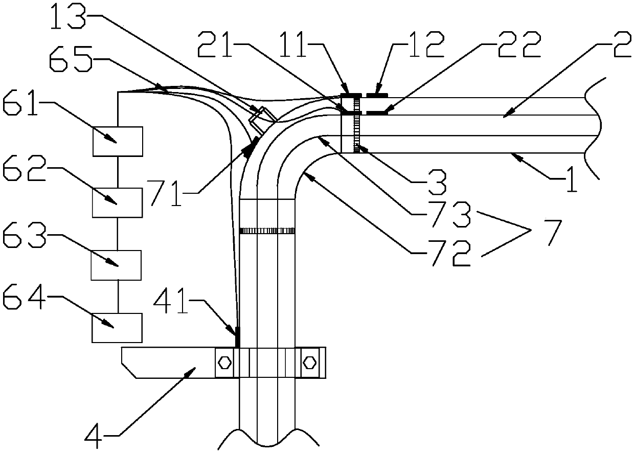 Method of analyzing and evaluating stress of high-pressure gas dual-wall tube and elastic support thermal expansion displacement