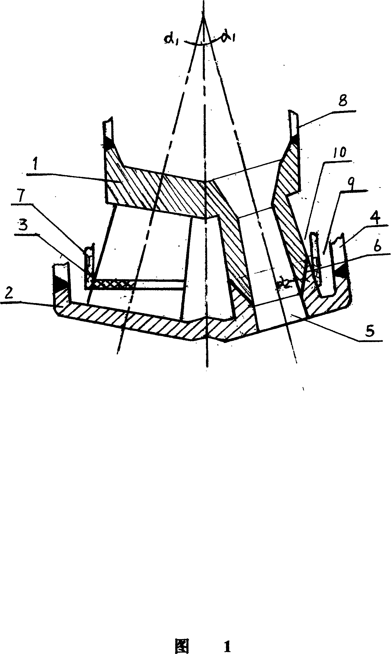 Method for making copper oxygen gun nozzle