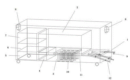 Traveling robot for water spraying and cleaning