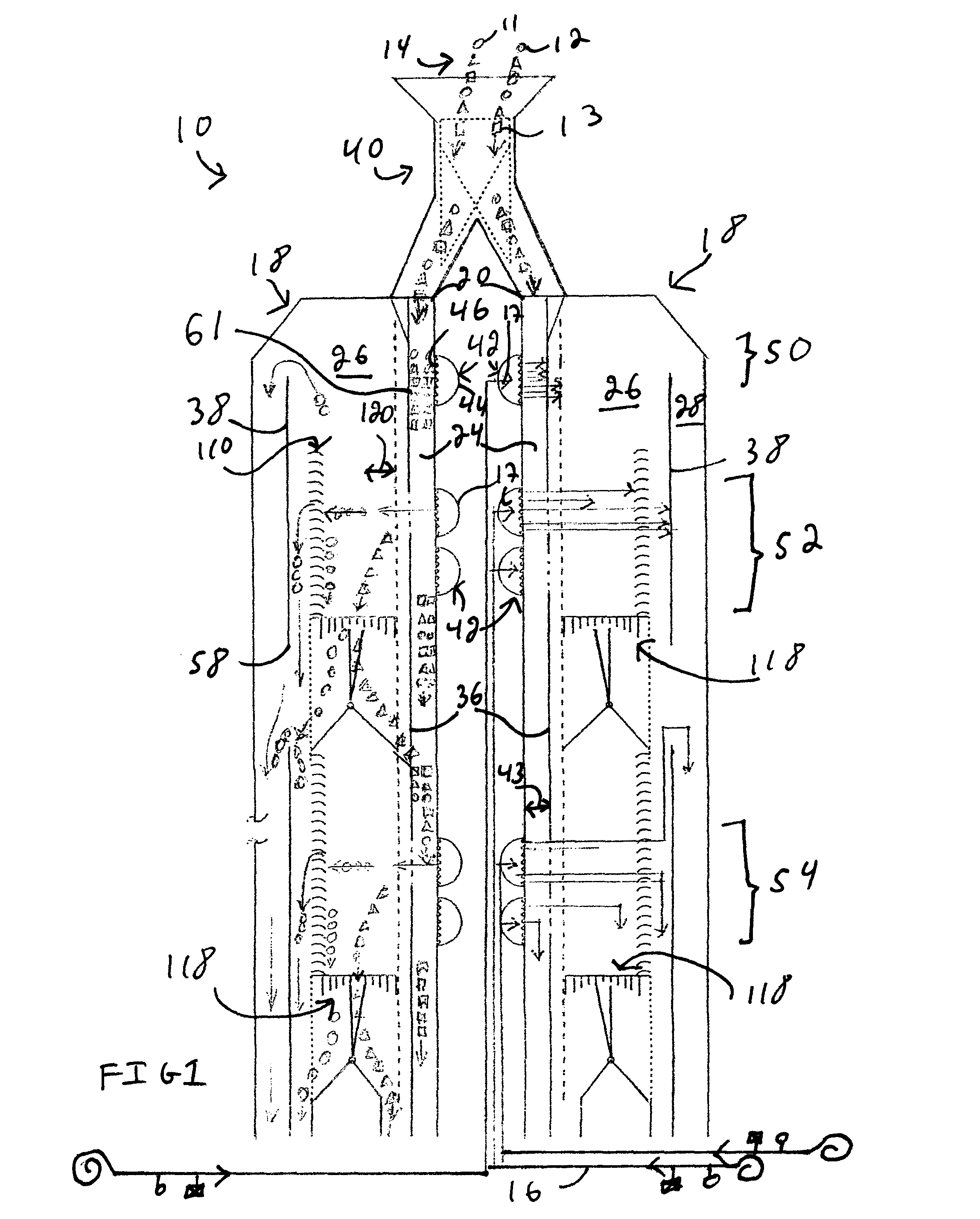 Apparatus, propulsive element and method for processing non-consolidated materials