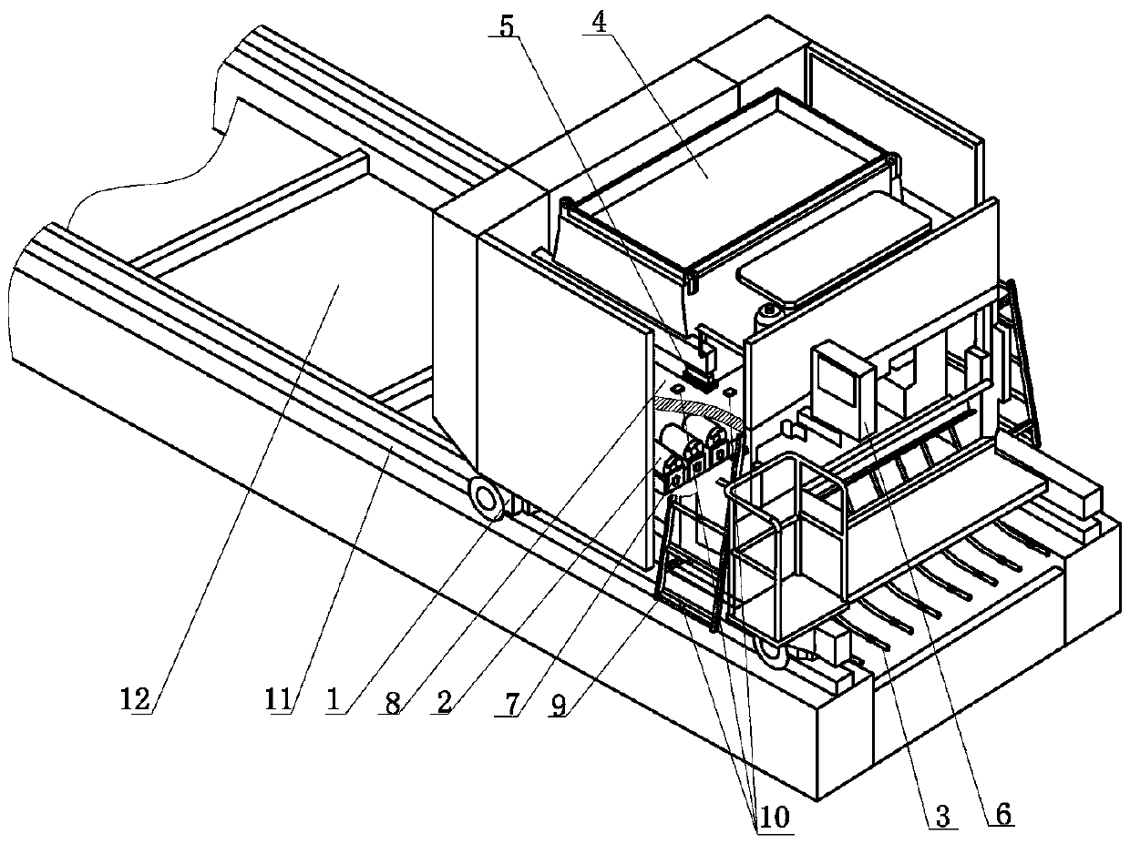 Intelligent spreader for prefabricated concrete part, and intelligent spreading method