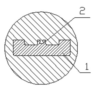 Special-shaped copper bar for hydroelectric generator and its processing technology and application