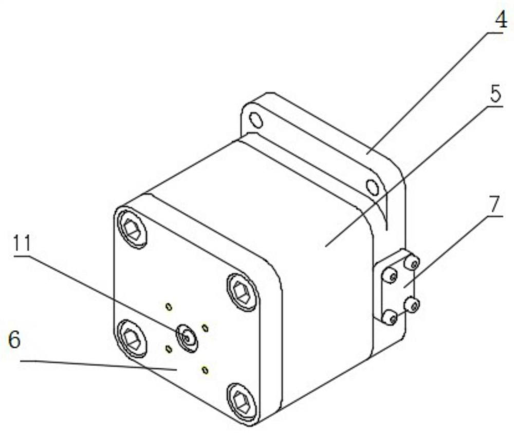 Radial static pressure balance floating type gear pump