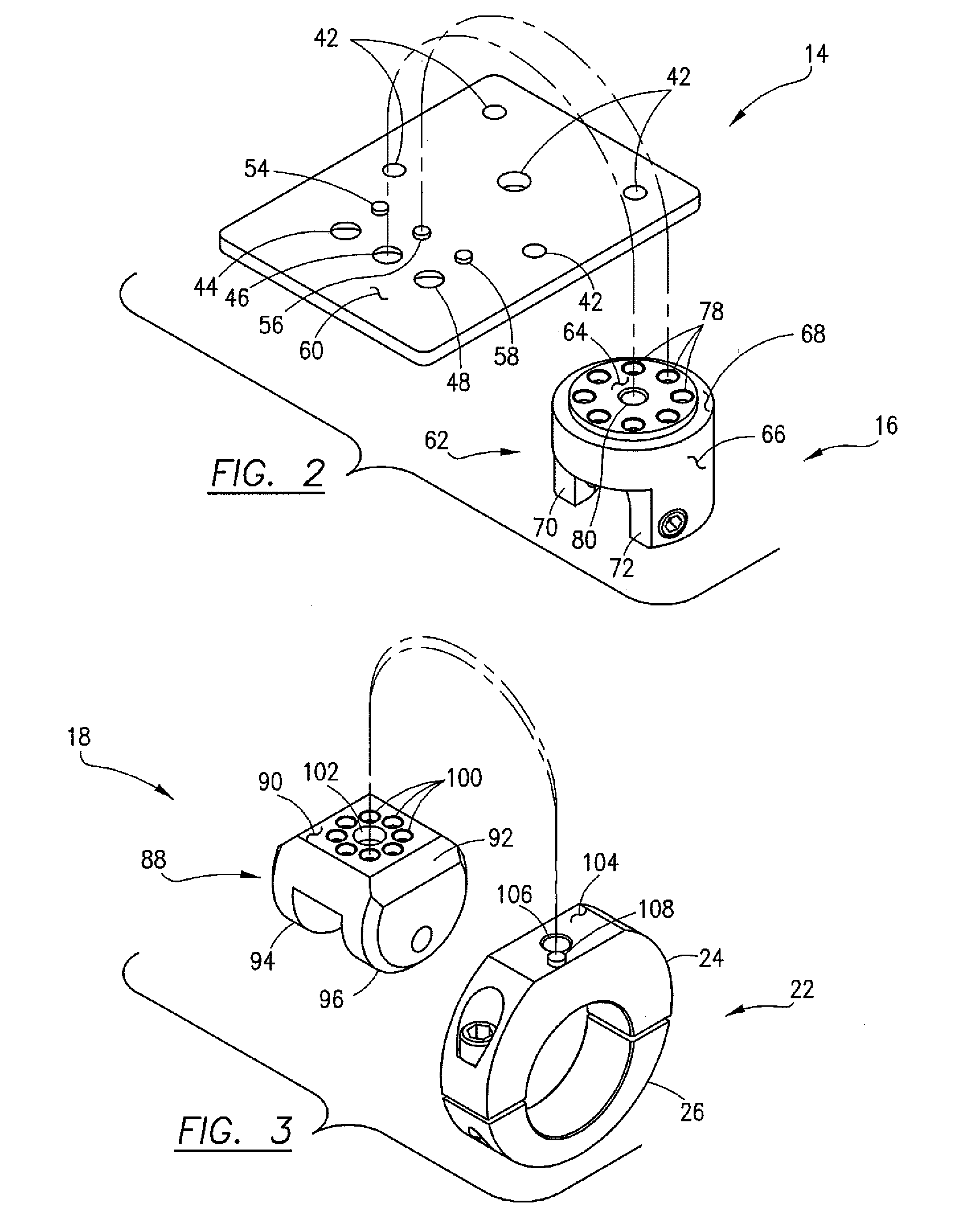 Mount with Anti-rotation feature