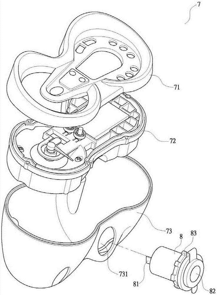 Vehicle instrument with charging device