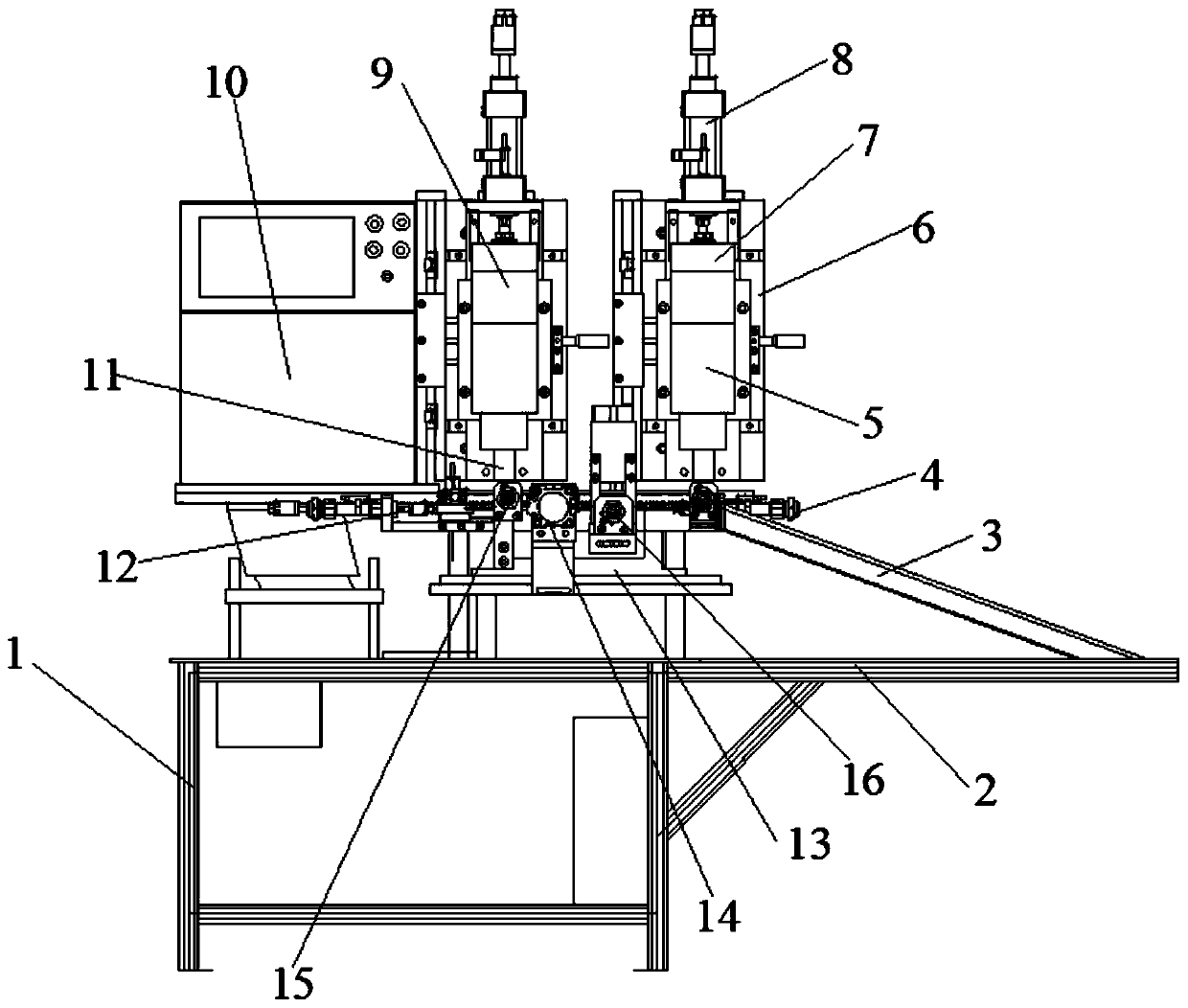 Convenient fixing tubular product slotting machine