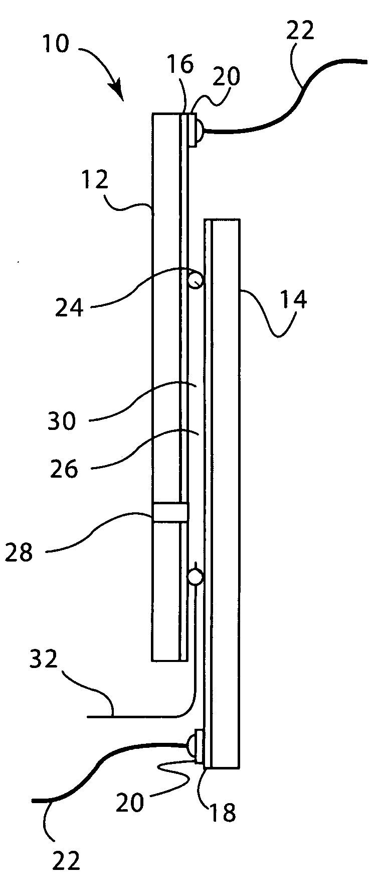 Durable electrooptic devices comprising ionic liquids