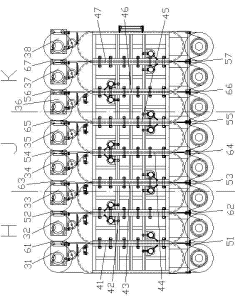 Vertical sliding compression mechanism in sliding compression continuous solid-liquid separator