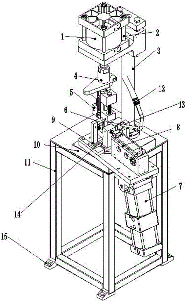 Novel air conditioner pipeline perforating device