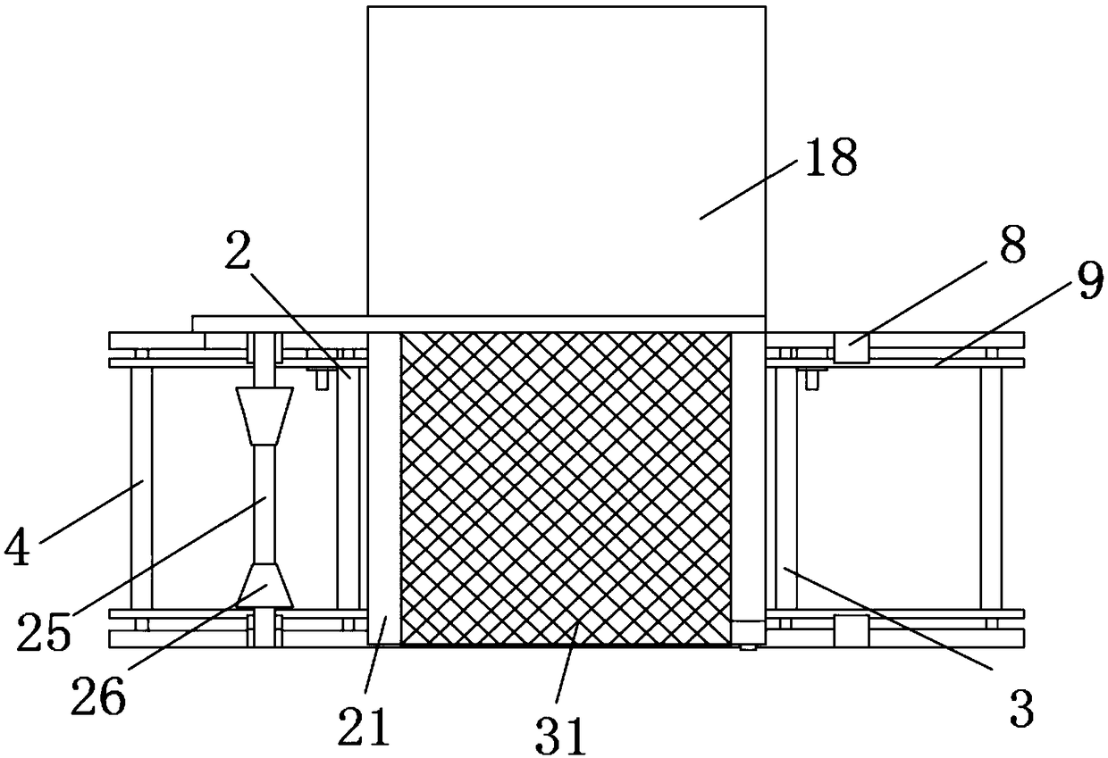 Packaging and film covering device for formed EPS foam board