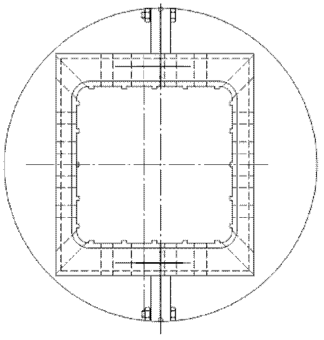 Split type water jacket with diversion water tank and assembly method