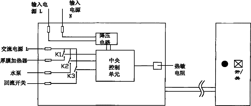 Electric heating device for rapidly heating water to boiling and heating method thereof