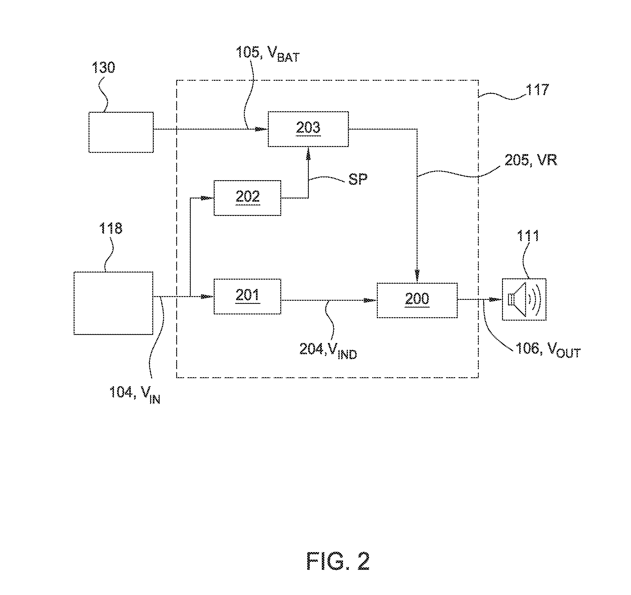 Audio delivery system having an improved efficiency and extended operation time between recharges or battery replacements