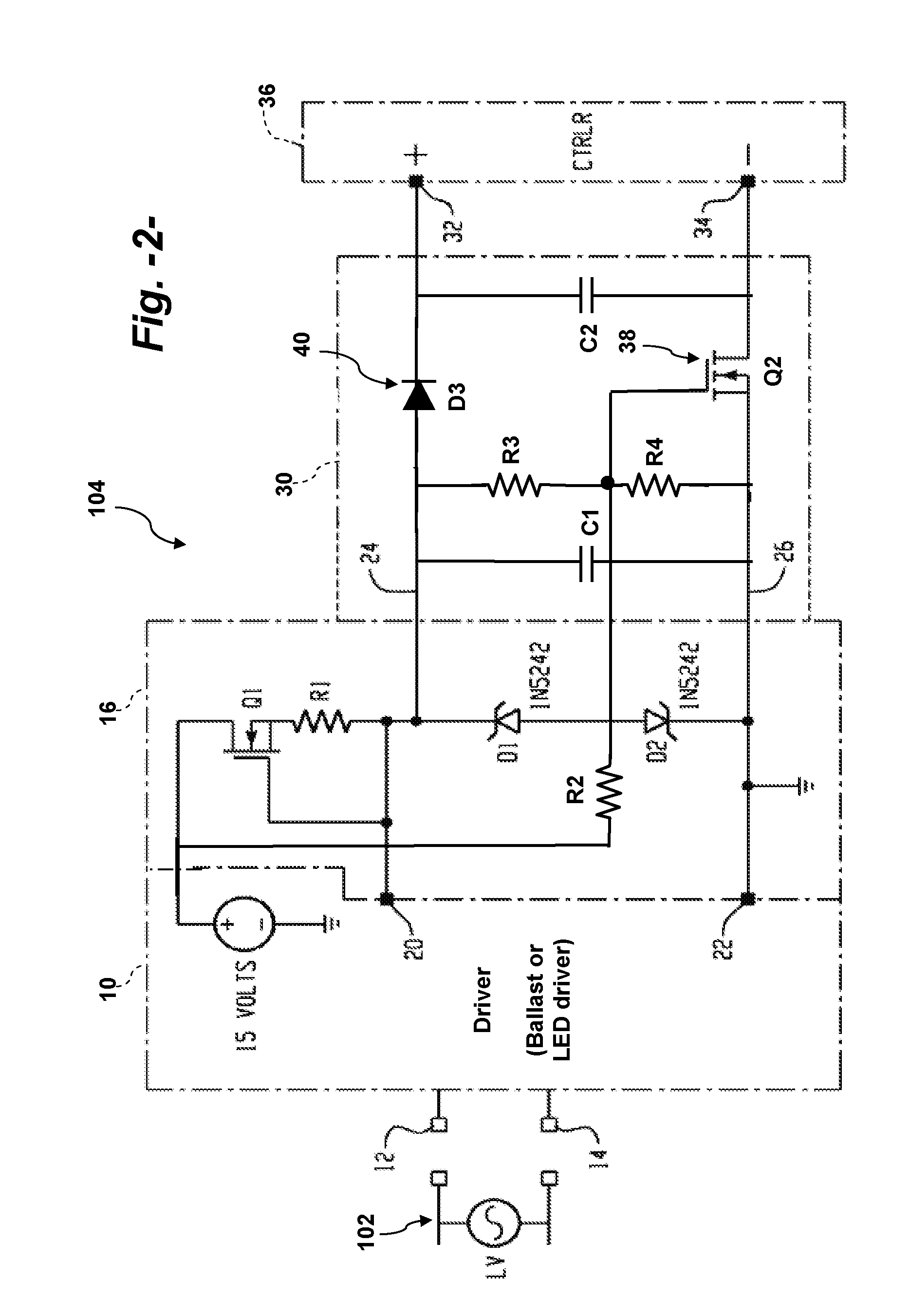 Lamp assembly and circuits for protection against miswiring in a lamp controller