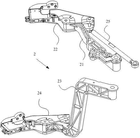 Front end opening and closing mechanism for rail vehicle and rail vehicle