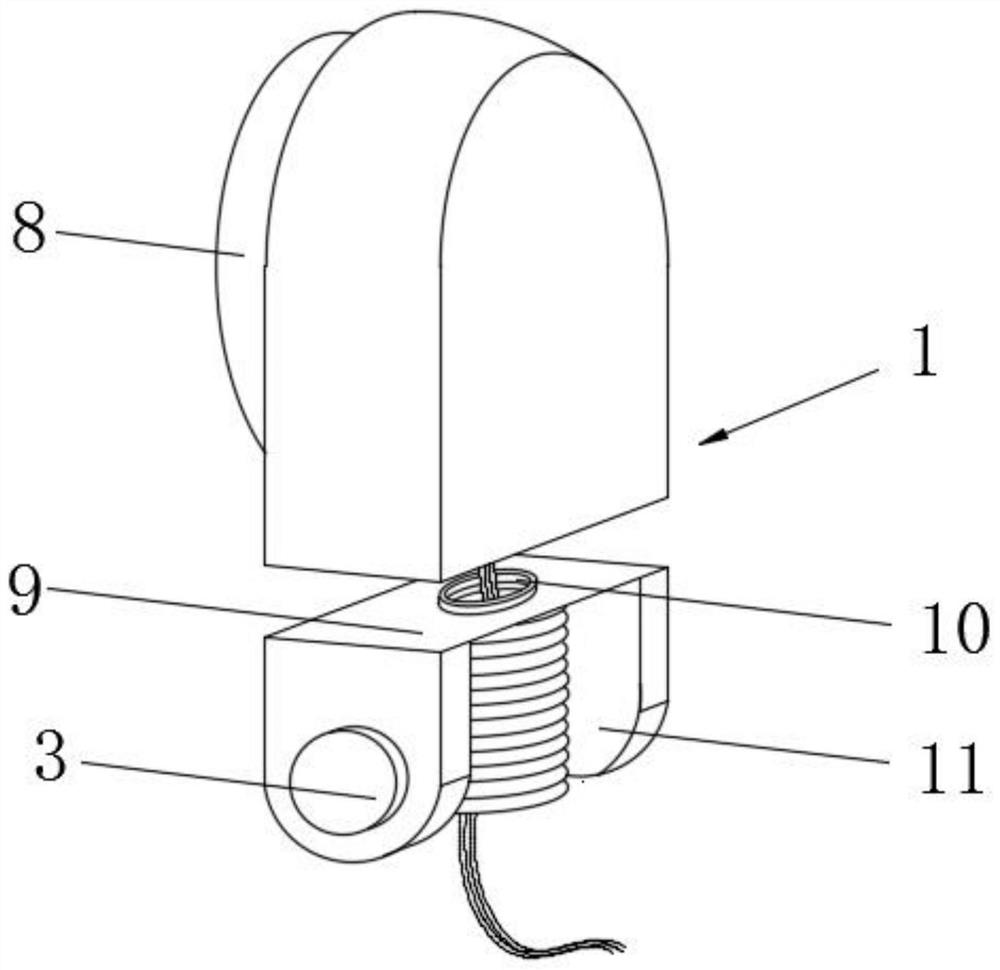 Handheld human body temperature measuring device based on infrared temperature measurement