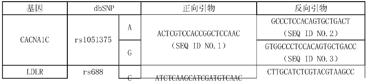 Primer combination for guiding application of beta-receptor blocker, multi-gene detection kit and using method thereof