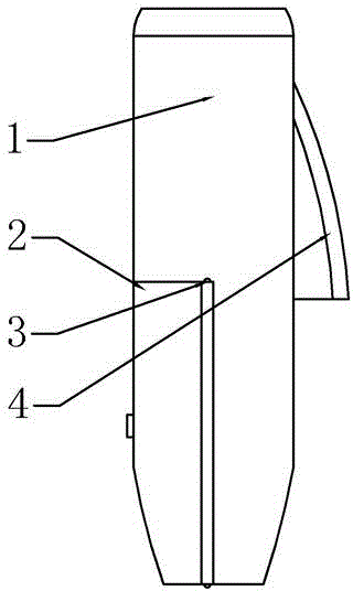 Manual quick drying device for correction liquid