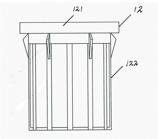 Biomass carbon source release combination type ecological floating bed water purifying device