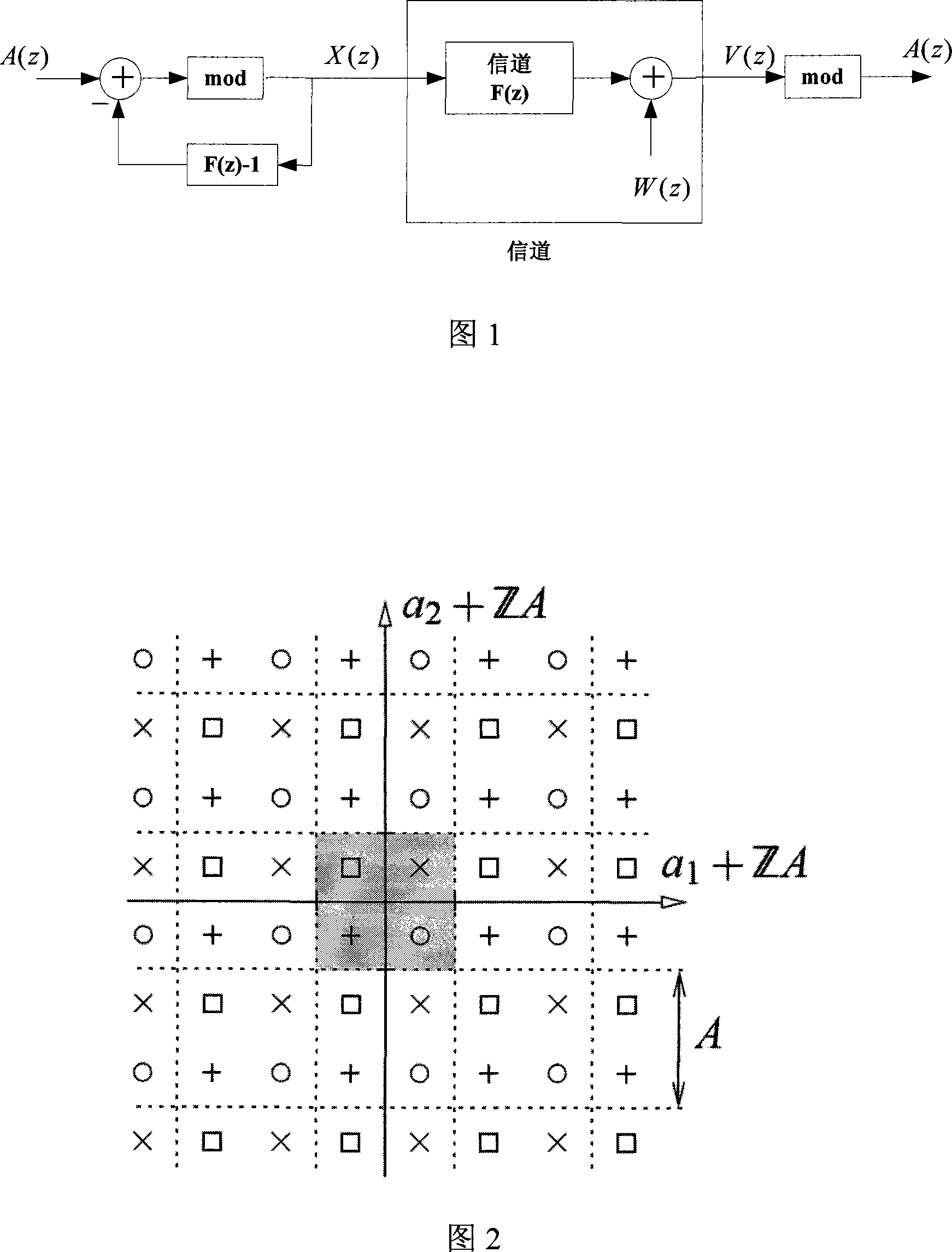 Descending multi-user association space division multiplex signal transmitting and receiving method