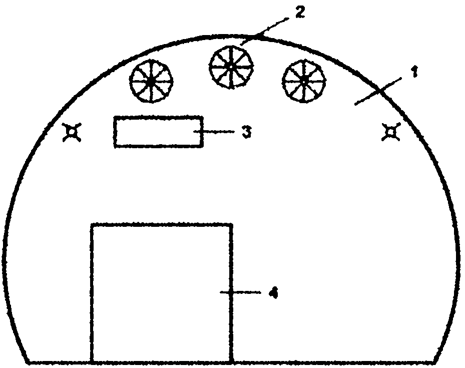 Road tunnel accident emergency rescue channel and rescue method thereof