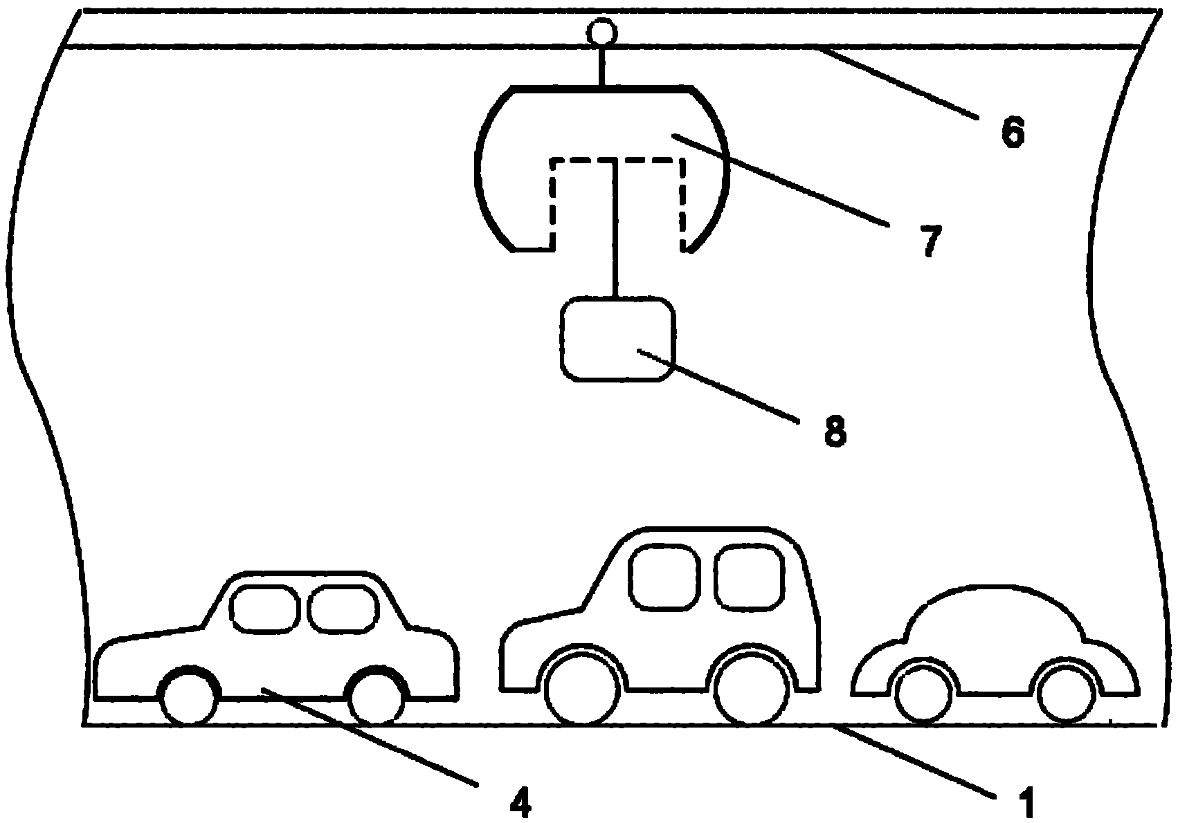 Road tunnel accident emergency rescue channel and rescue method thereof