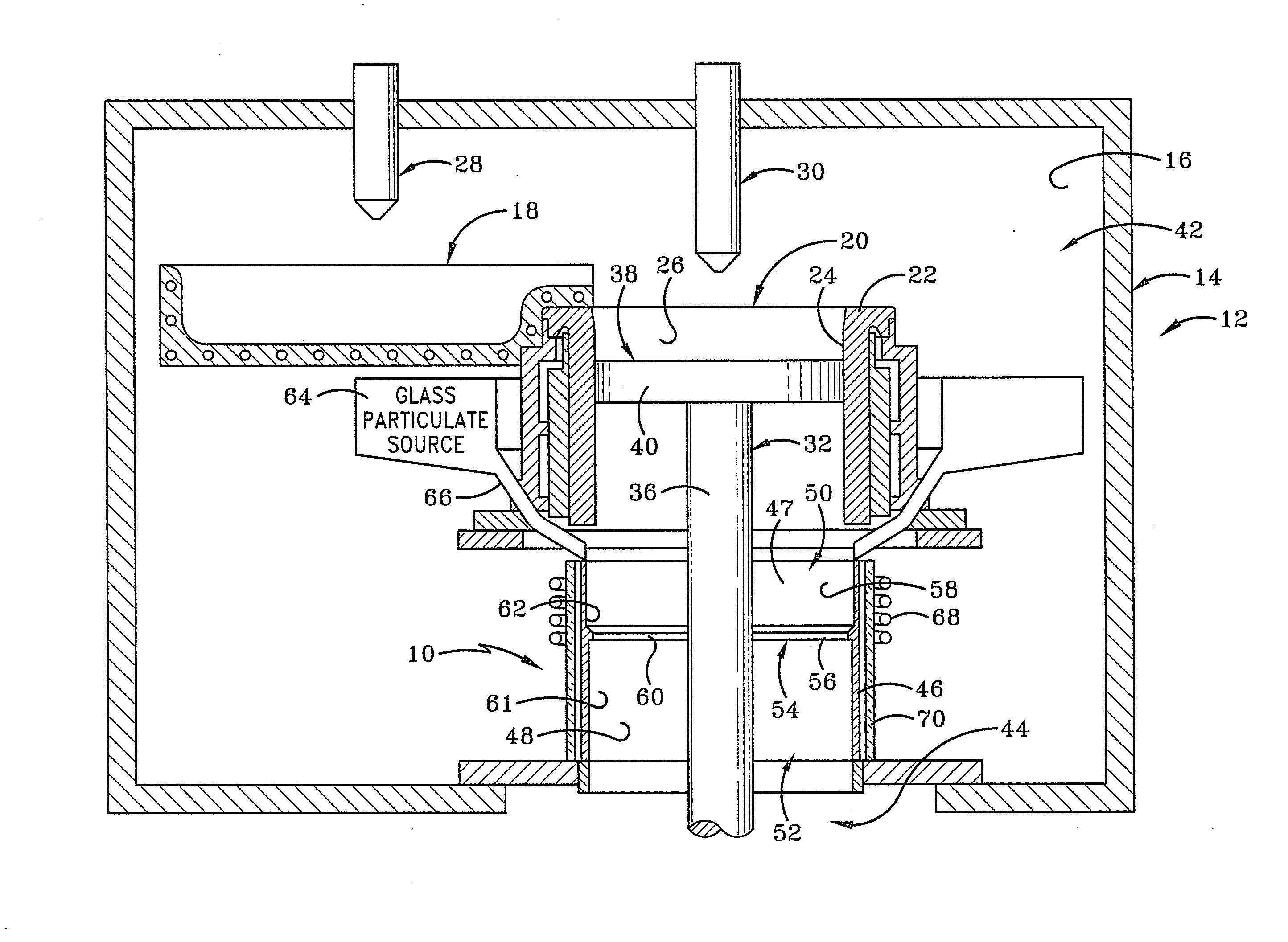 Continuous casting sealing method