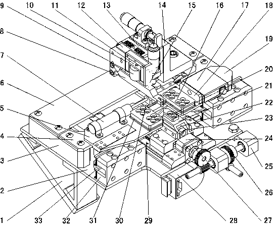 In-situ nano-indentation tester based on adjustable stretching-bending preload