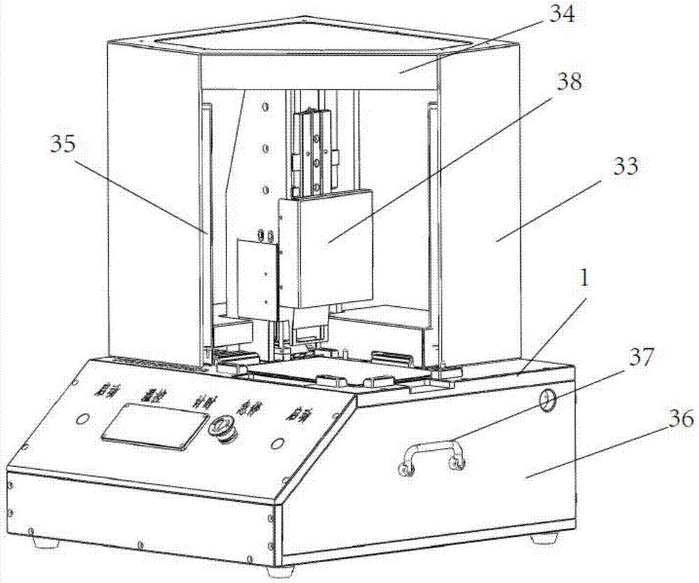 A thermoforming wire bending machine