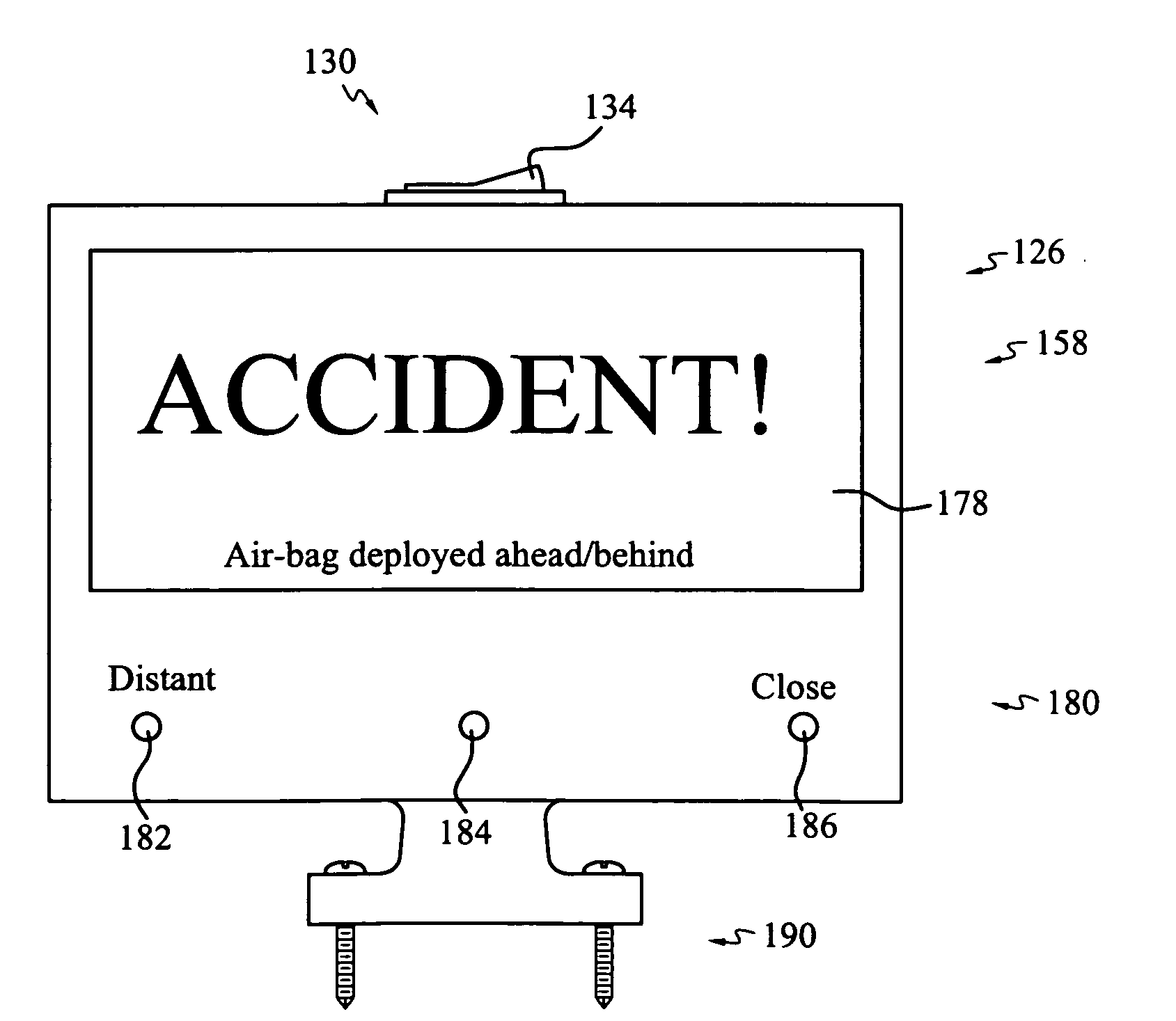 Hazard warning system for vehicles