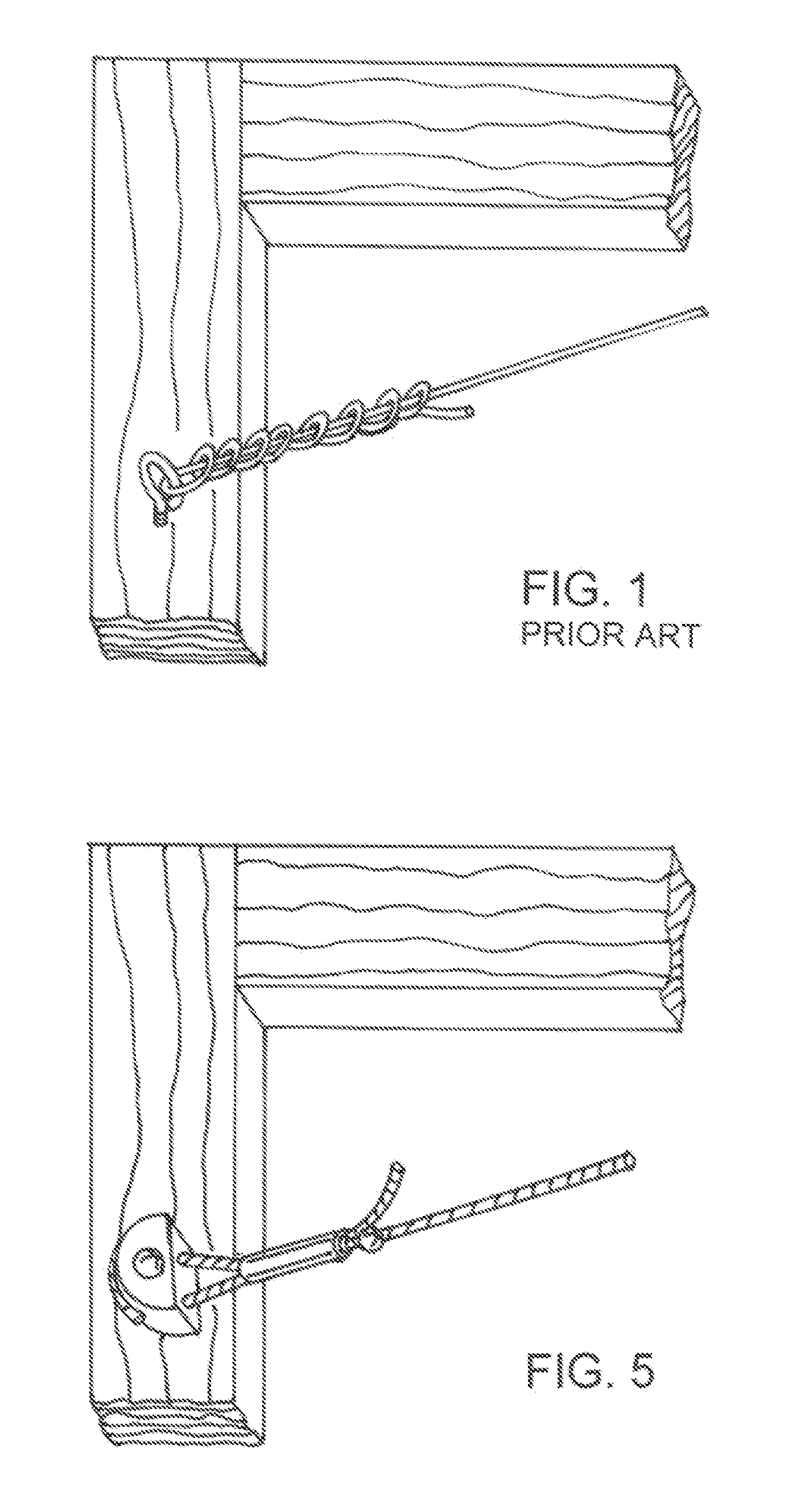 Frame hanging wire post with locking connector