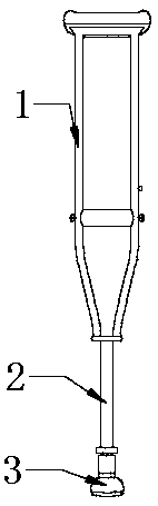 Portable medical crutch